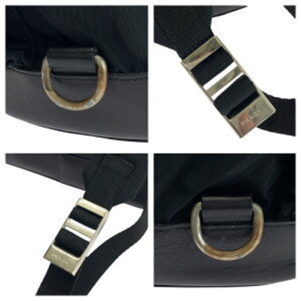 Prada Backpack Black Nylon Triangular Tessuto - image 5